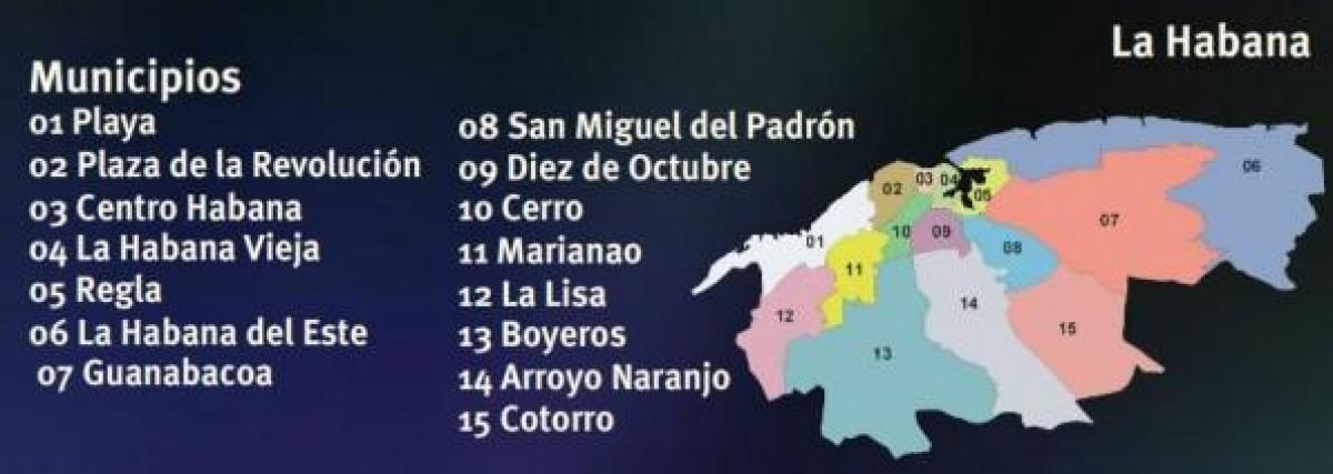 kartta regla Kuuba