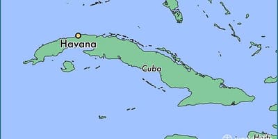 Havana-Kuuban kartta