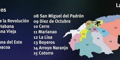 Kartta regla Kuuba